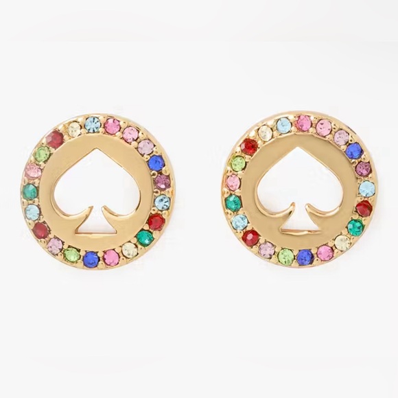 kate spade Jewelry - Kate Spade Spot the Spade Stud Earrings